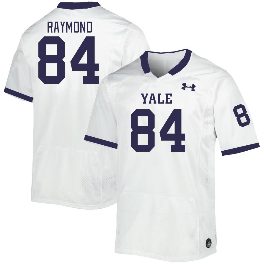Men-Youth #84 Garry Raymond Yale Bulldogs 2023 College Football Jerseys Stitched-White